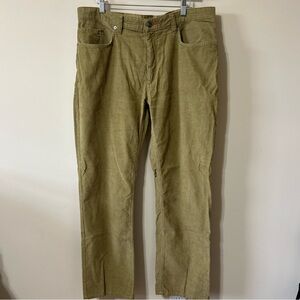 Eddie Bauer Faultline Corduroy Pants Mens 38x32 Straight Fit Specially Dyed